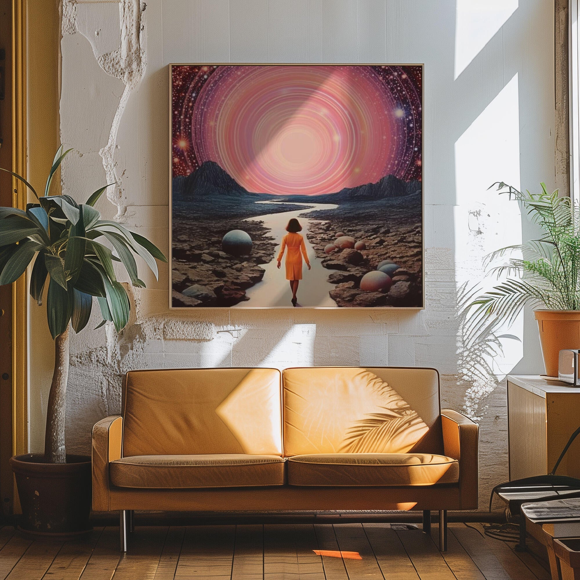 Portal Power Space Collage Art