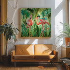 Flamingo jungle