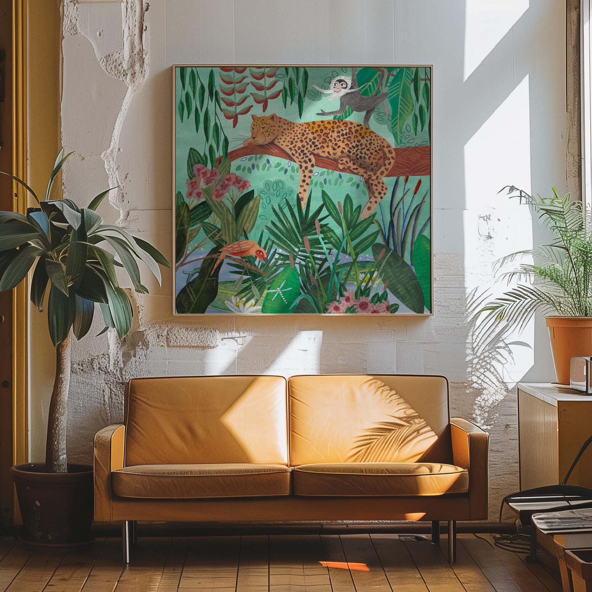 Leopard in the jungle