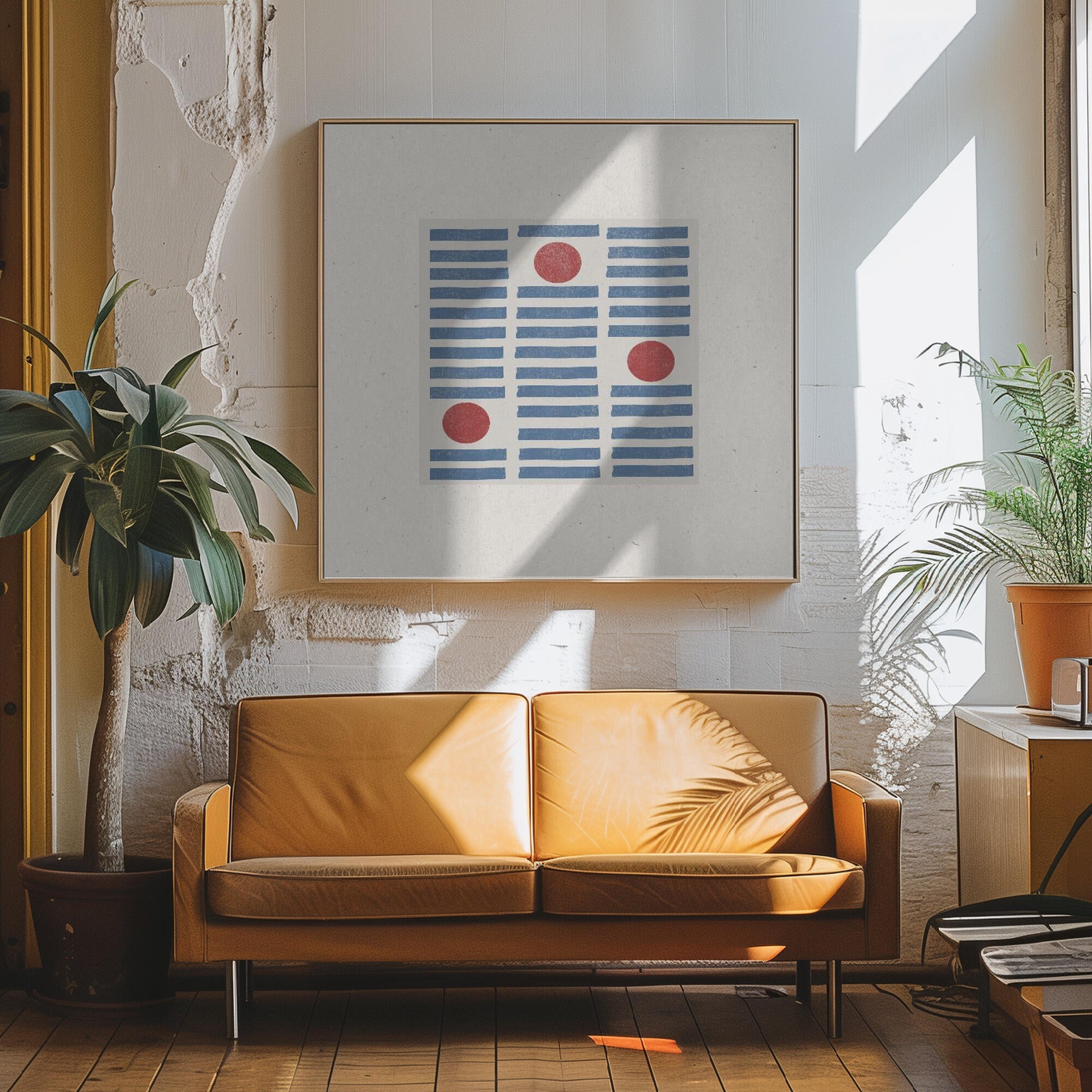 Red Circles, Blue Lines