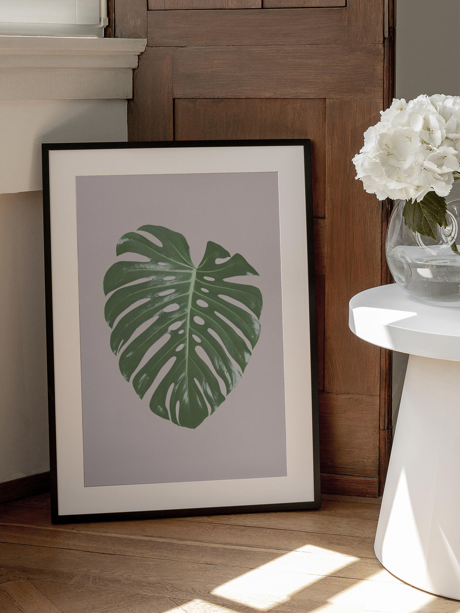 Monstera Leaf Blush