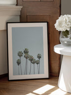 Blue Palm Trees
