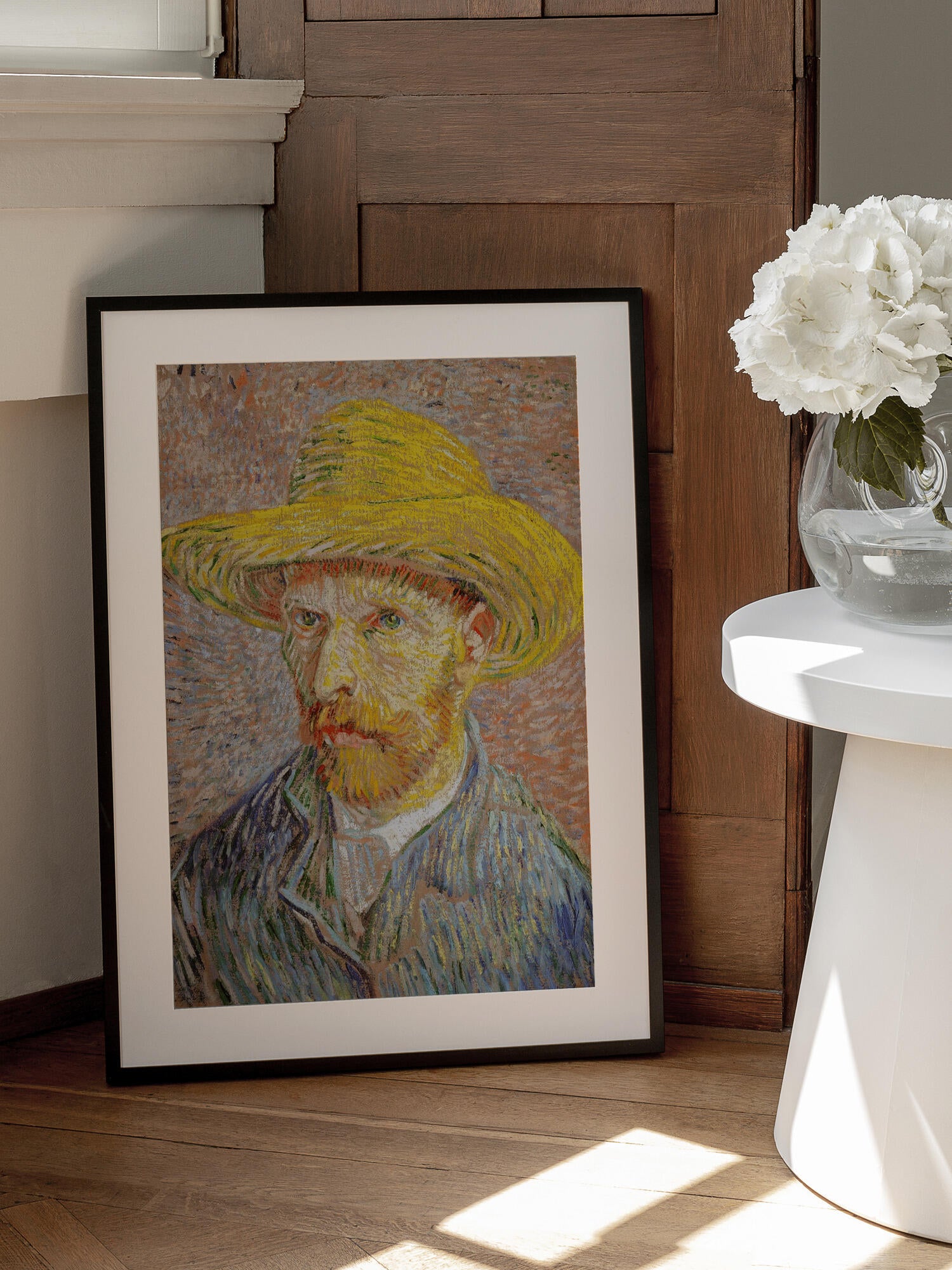 Self Portrait With Straw Hat