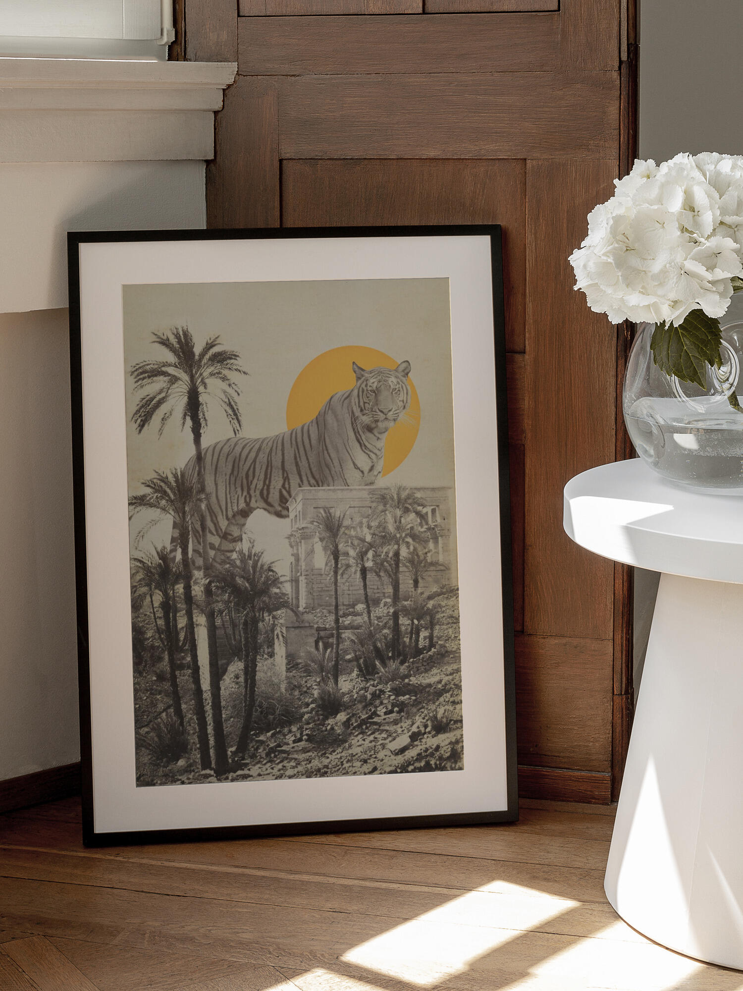 Giant Tiger In Ruins