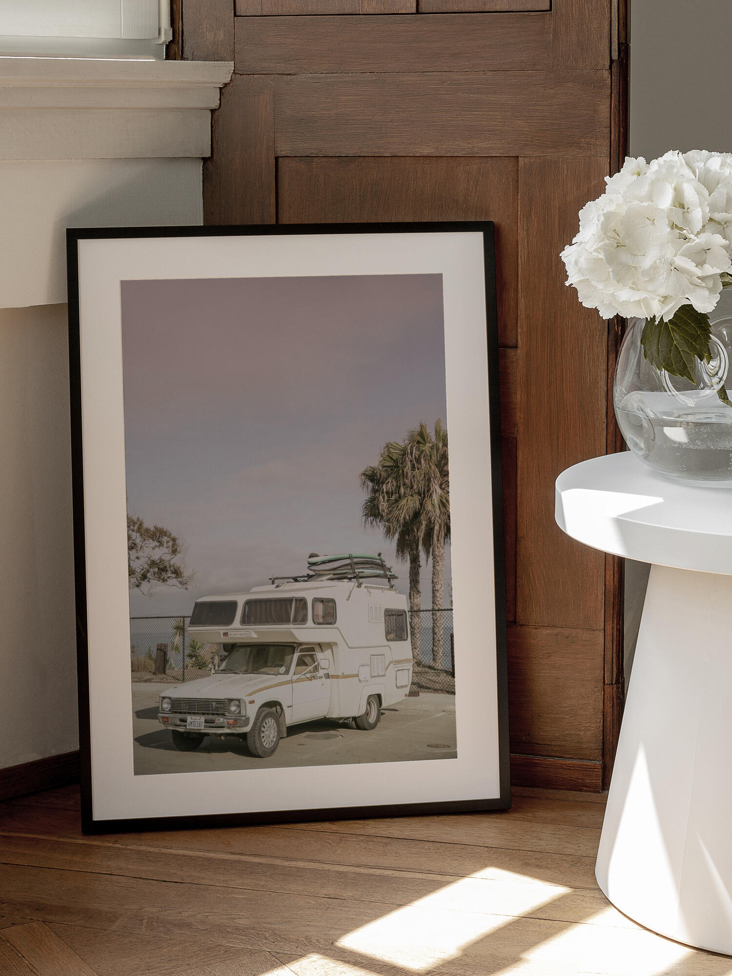 Vintage Camper Parked