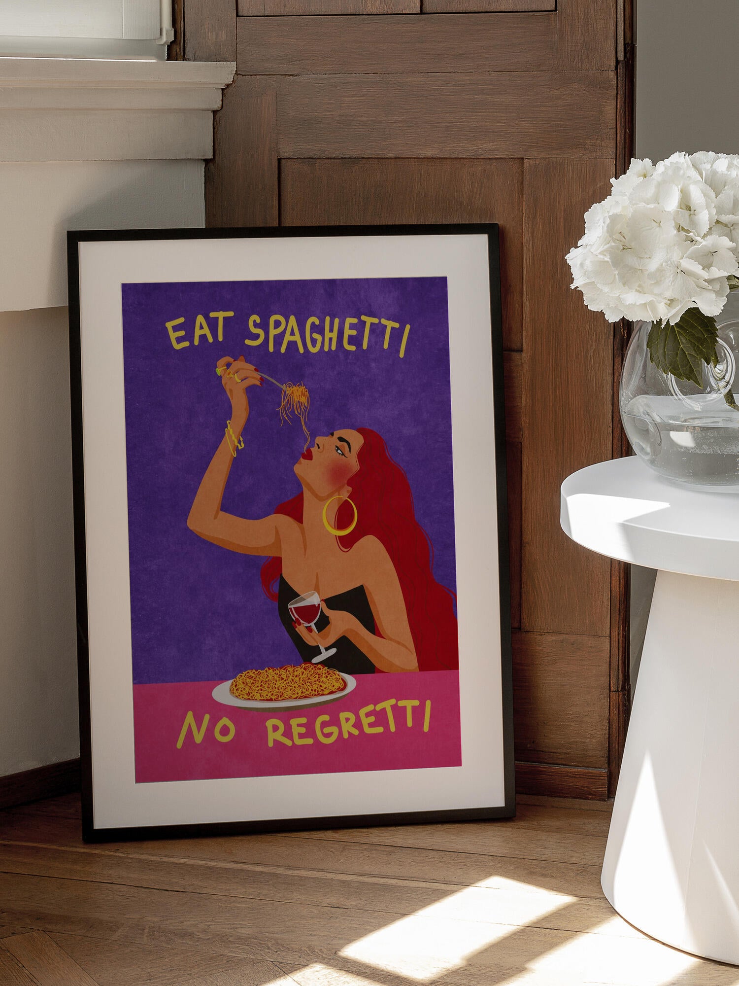 Eat spaghetti no regretti