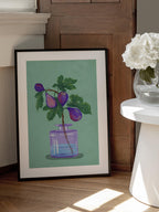 Figs Branch In Vase