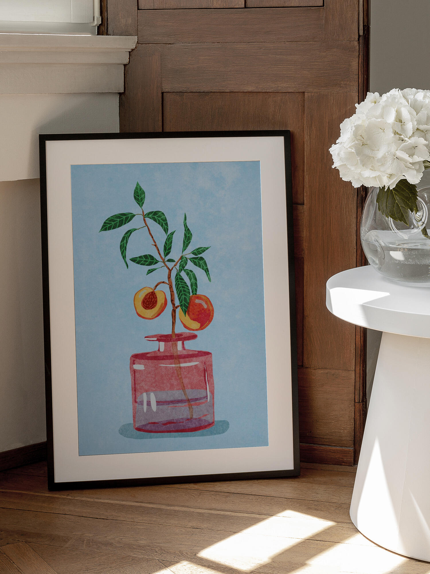 Peach Tree in Vase