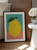 Lemon With Two Leaves