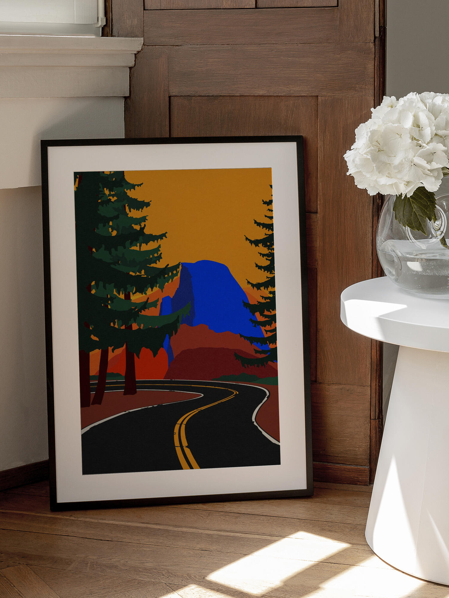 Clacier Road With Half Dome