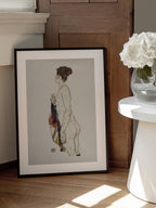 Standing Nude Woman With a Patterned Robe 1917