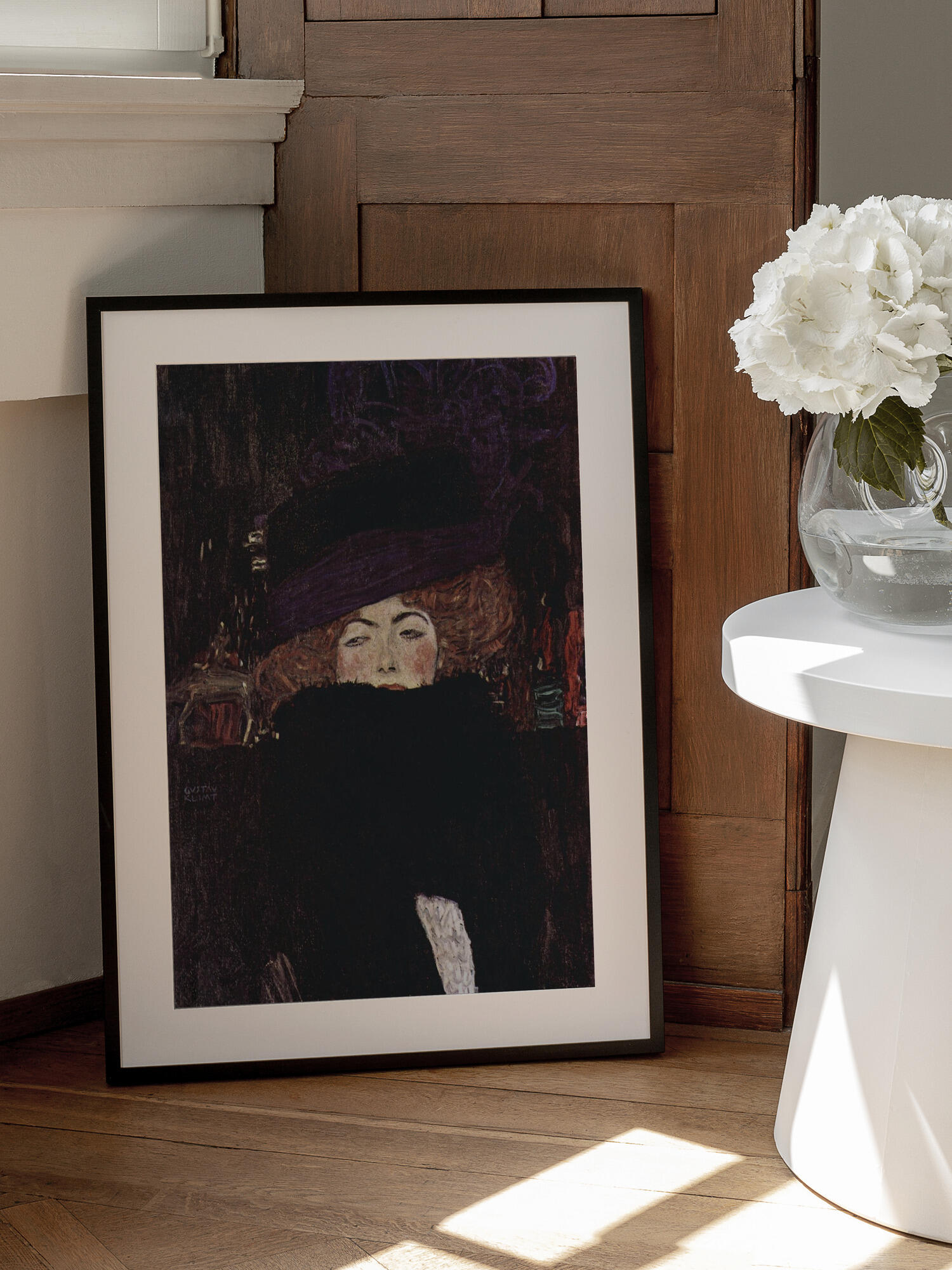 Dame Mit Hut Und Federboa (1909)