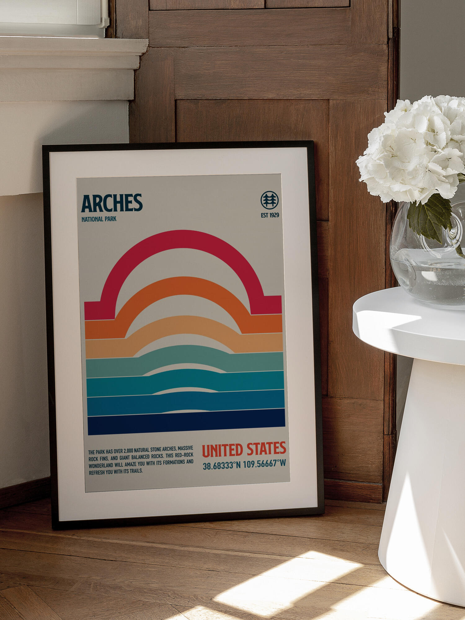 Arches National Park Travel Poster