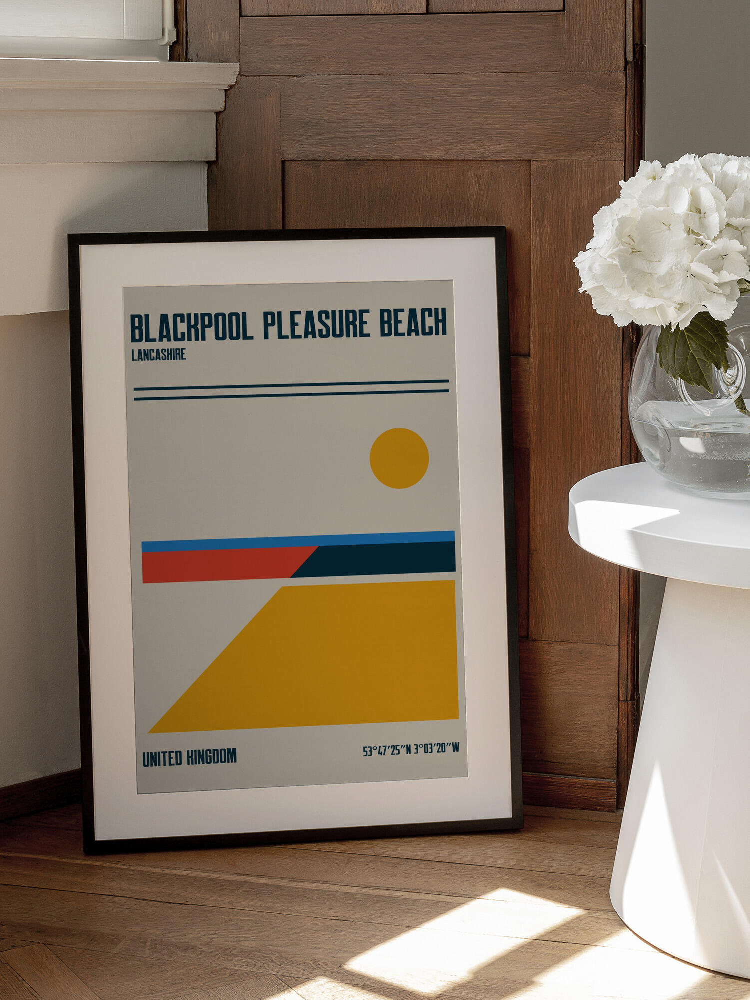 Blackpool Pleasure Beach Travel Poster