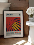 Evergldes National Park Travel Poster