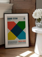 Grand Teton National Park Travel Poster