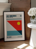 Lake Windermere Lake District National Park Travel Poster