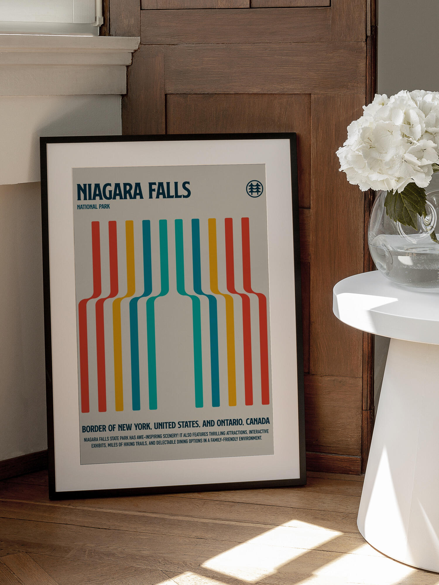 Niagara Falls National Park Travel Poster