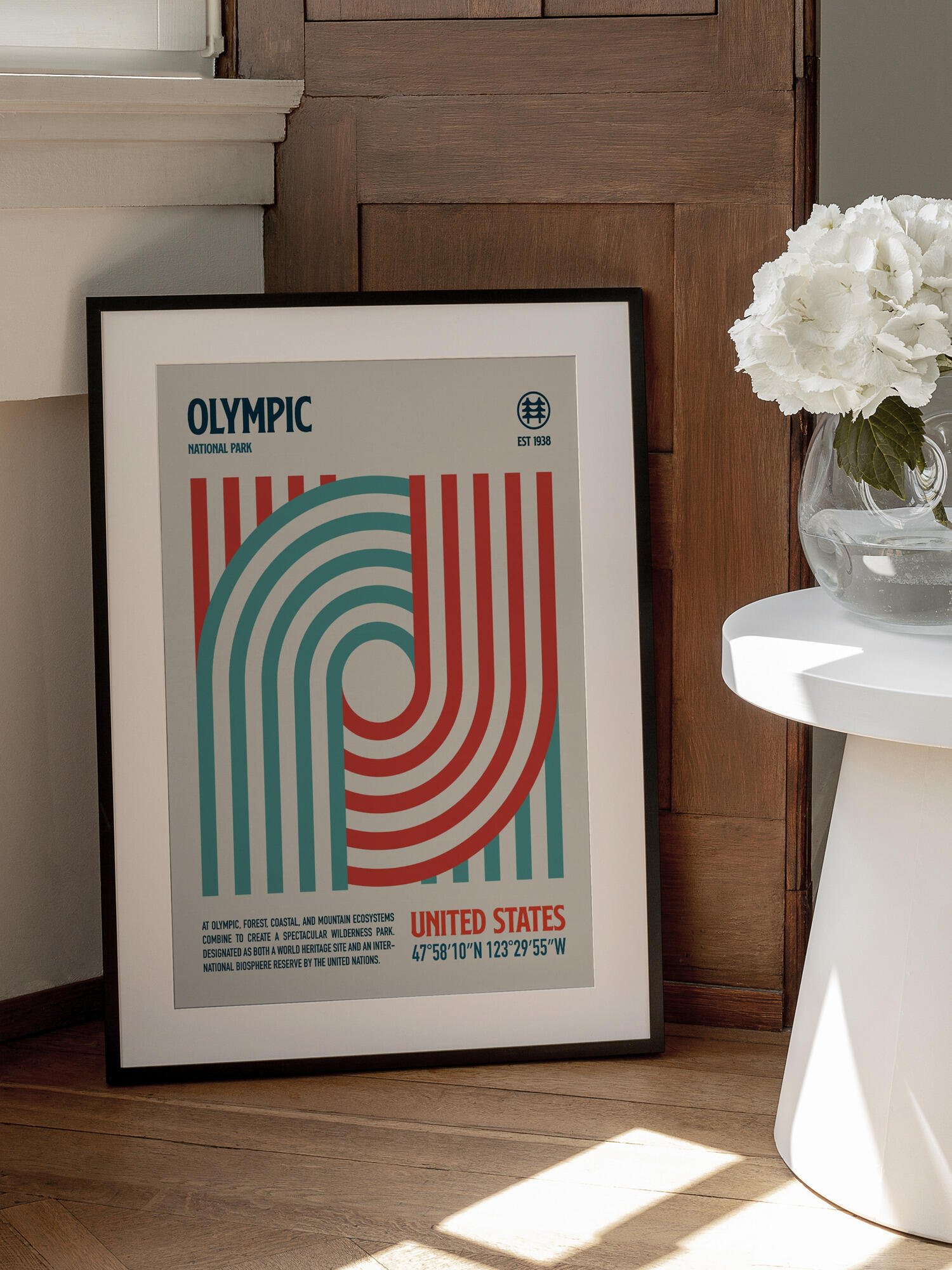 Olympic National Park Travel Poster