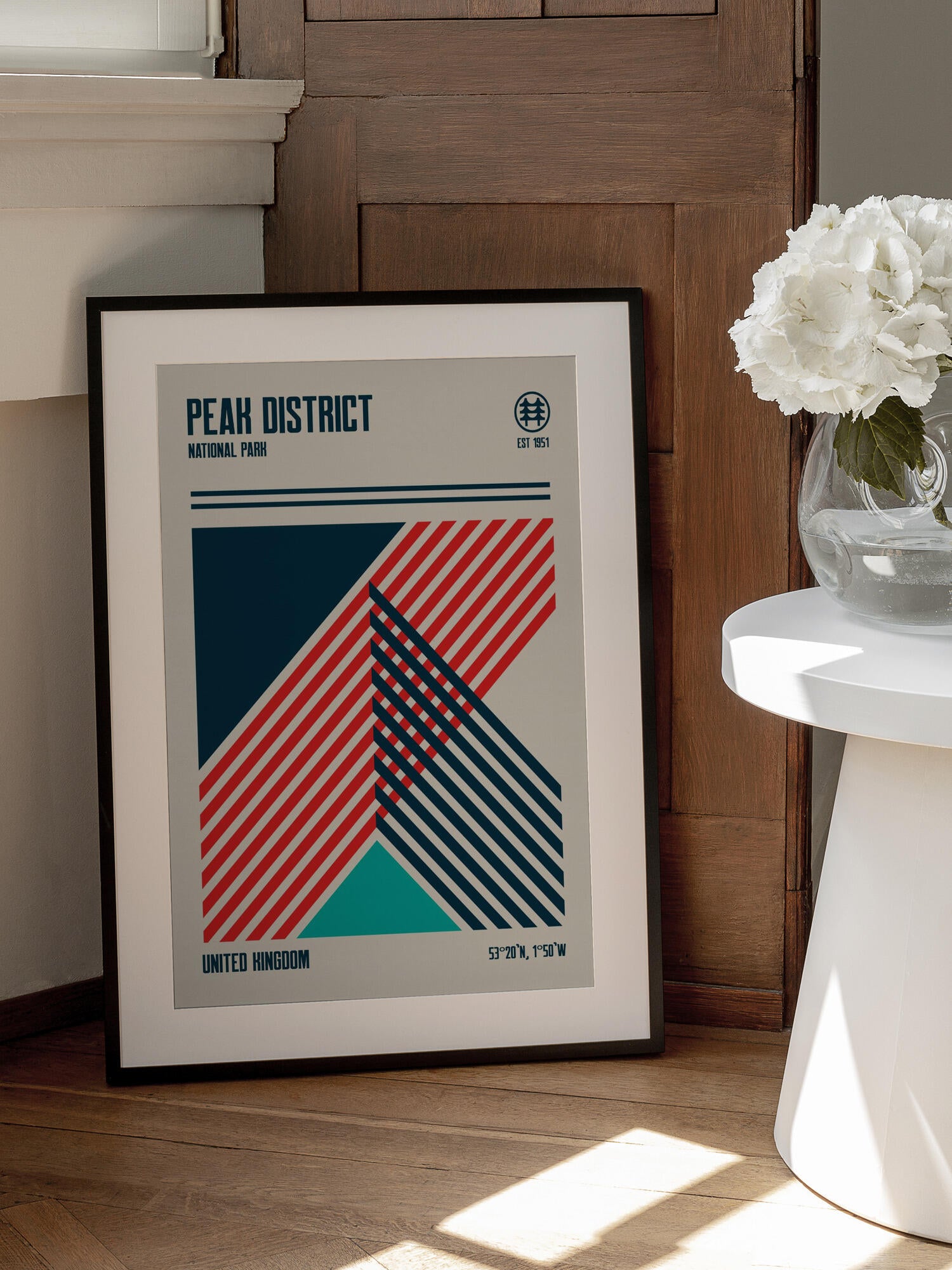Peak District National Park Travel Poster