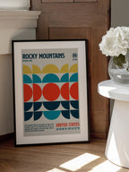 Rocky Mountains National Park Travel Poster