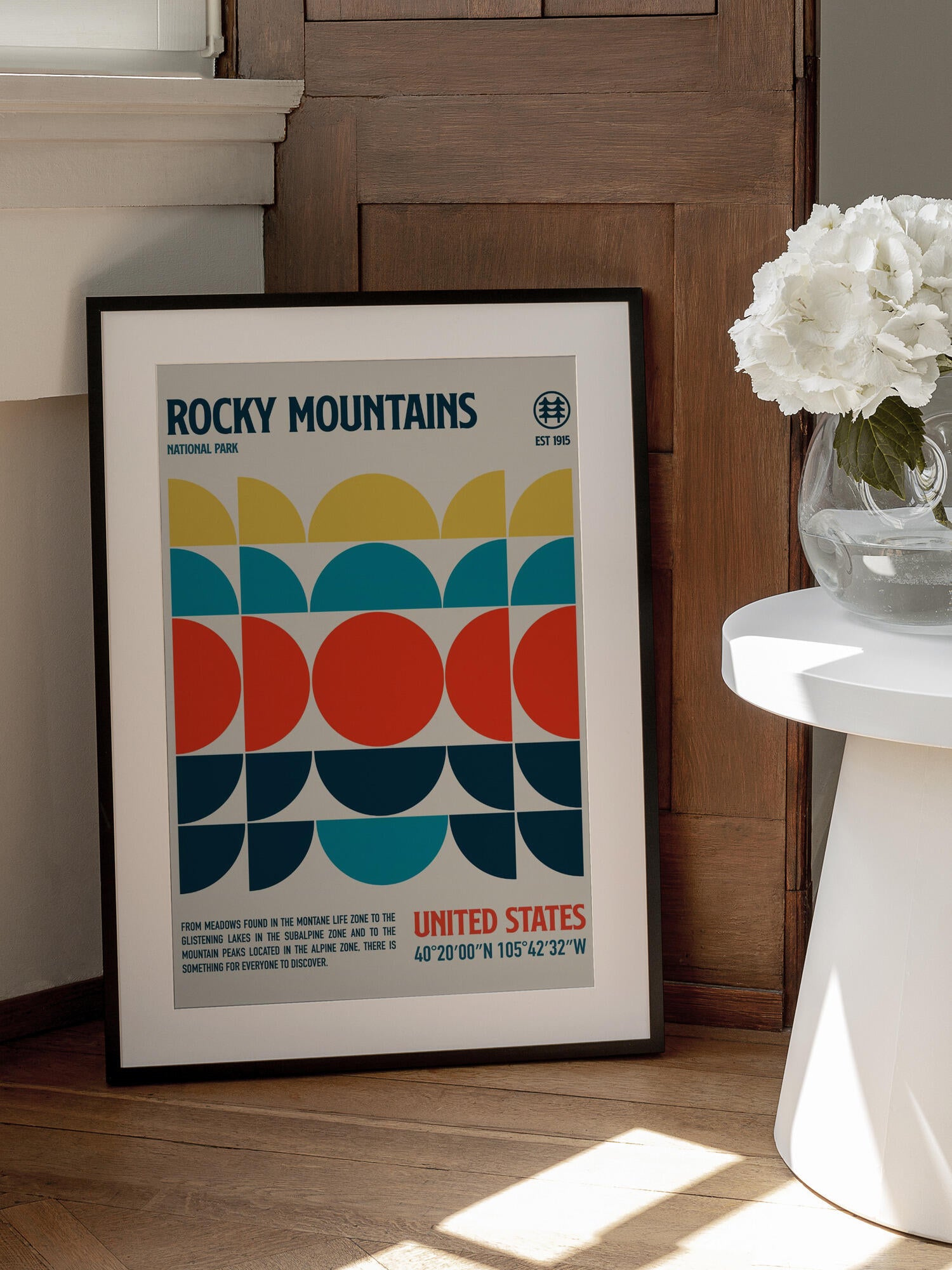 Rocky Mountains National Park Travel Poster