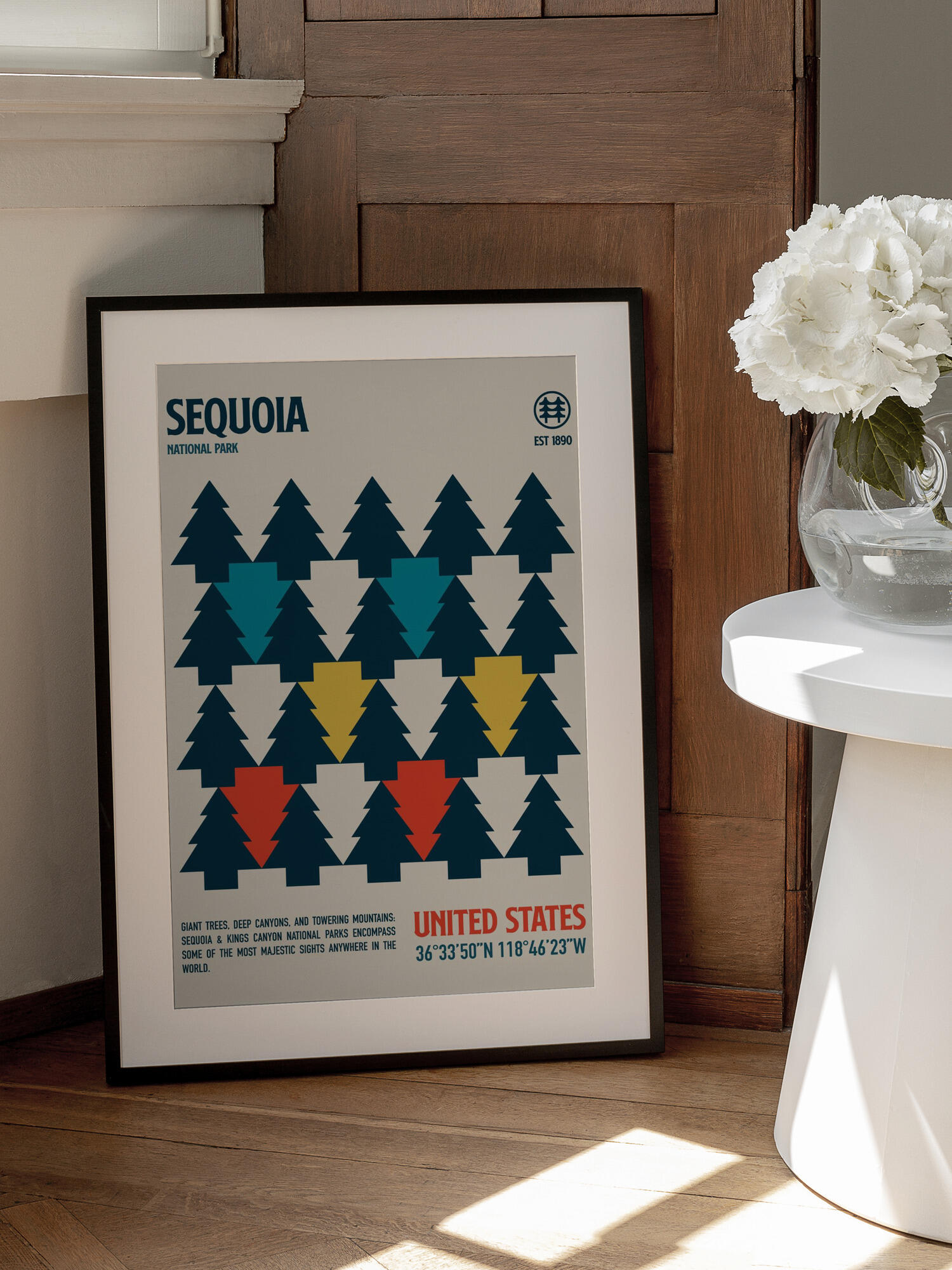 Sequoia National Park Travel Poster