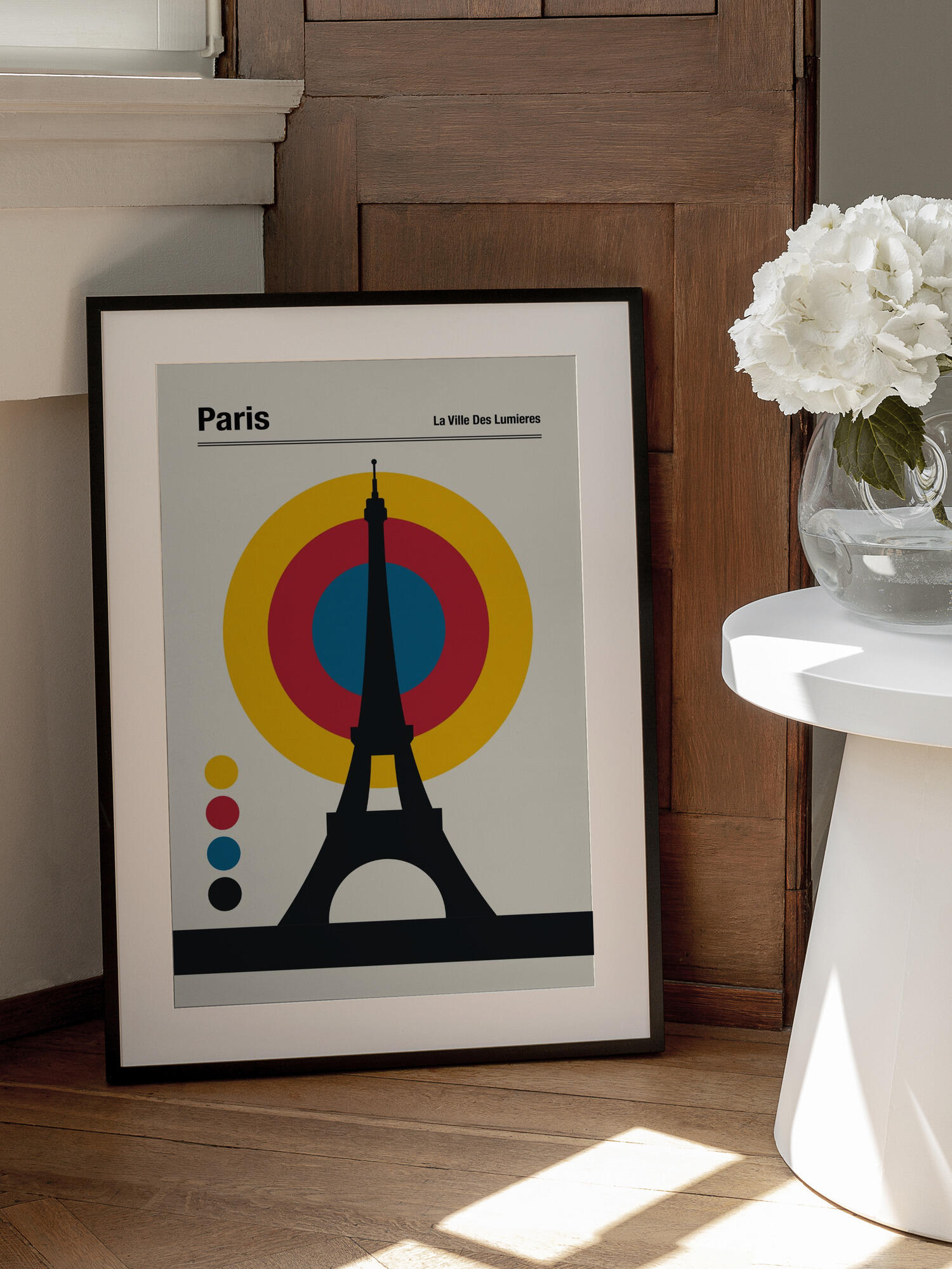 Paris Eiffel Tower Retro travel Print