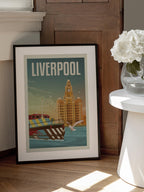 Liverpool Liver Building Travel Print