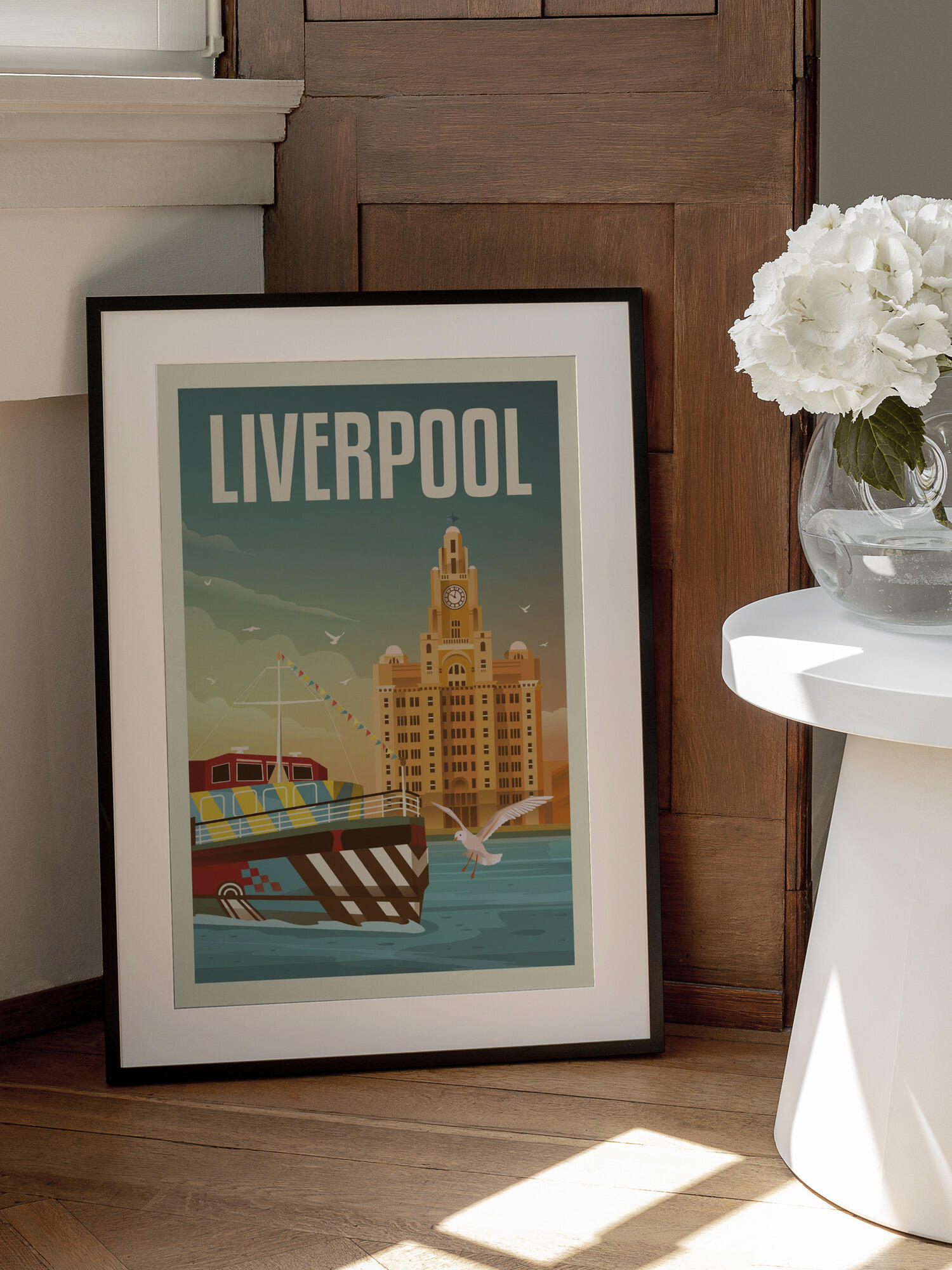 Liverpool Liver Building Travel Print