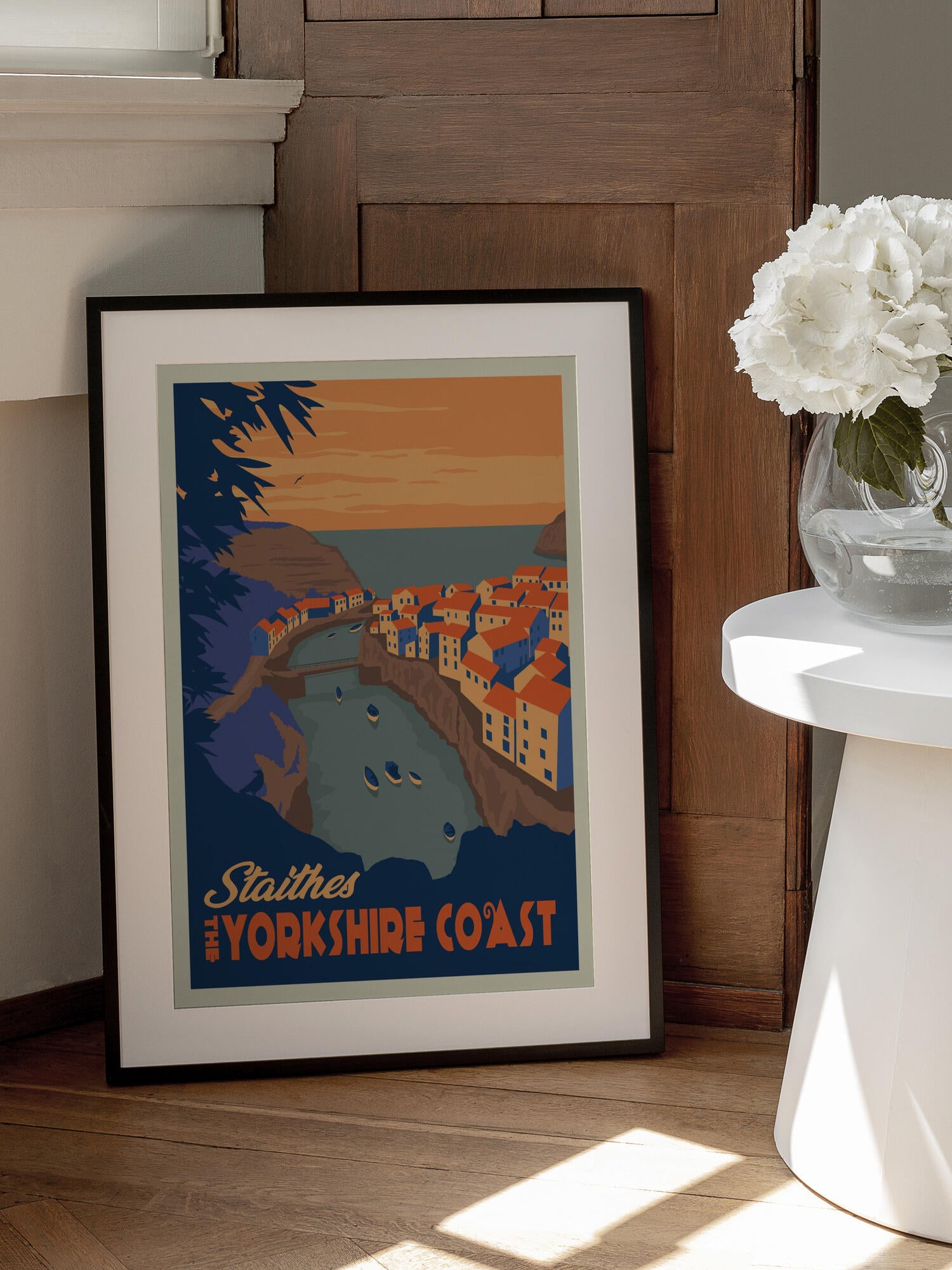 Staithes Yorkshire Travel Print
