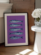 Sardines on Purple