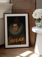 Relax Altered Oil Painting