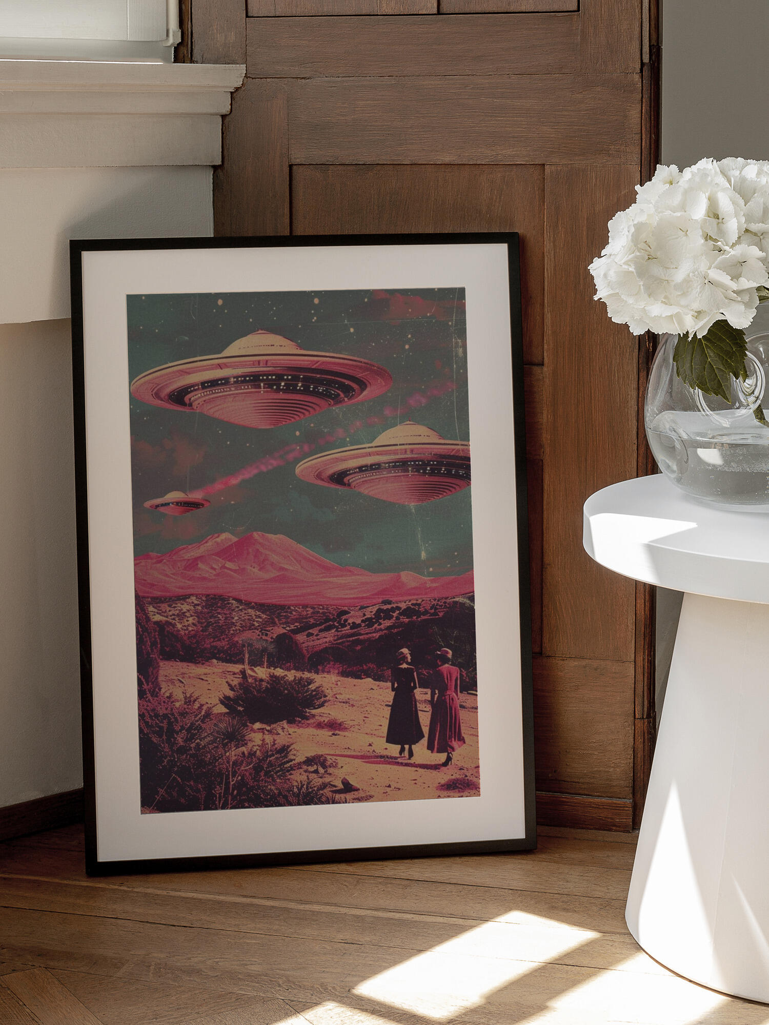 Pink UFO Arrival