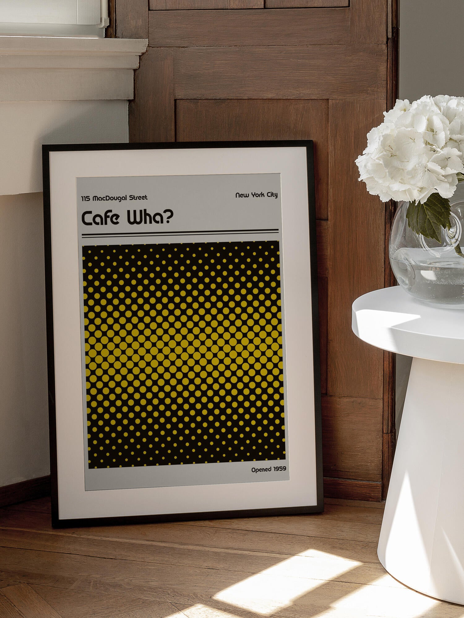 Cafe Wha Retro Poster