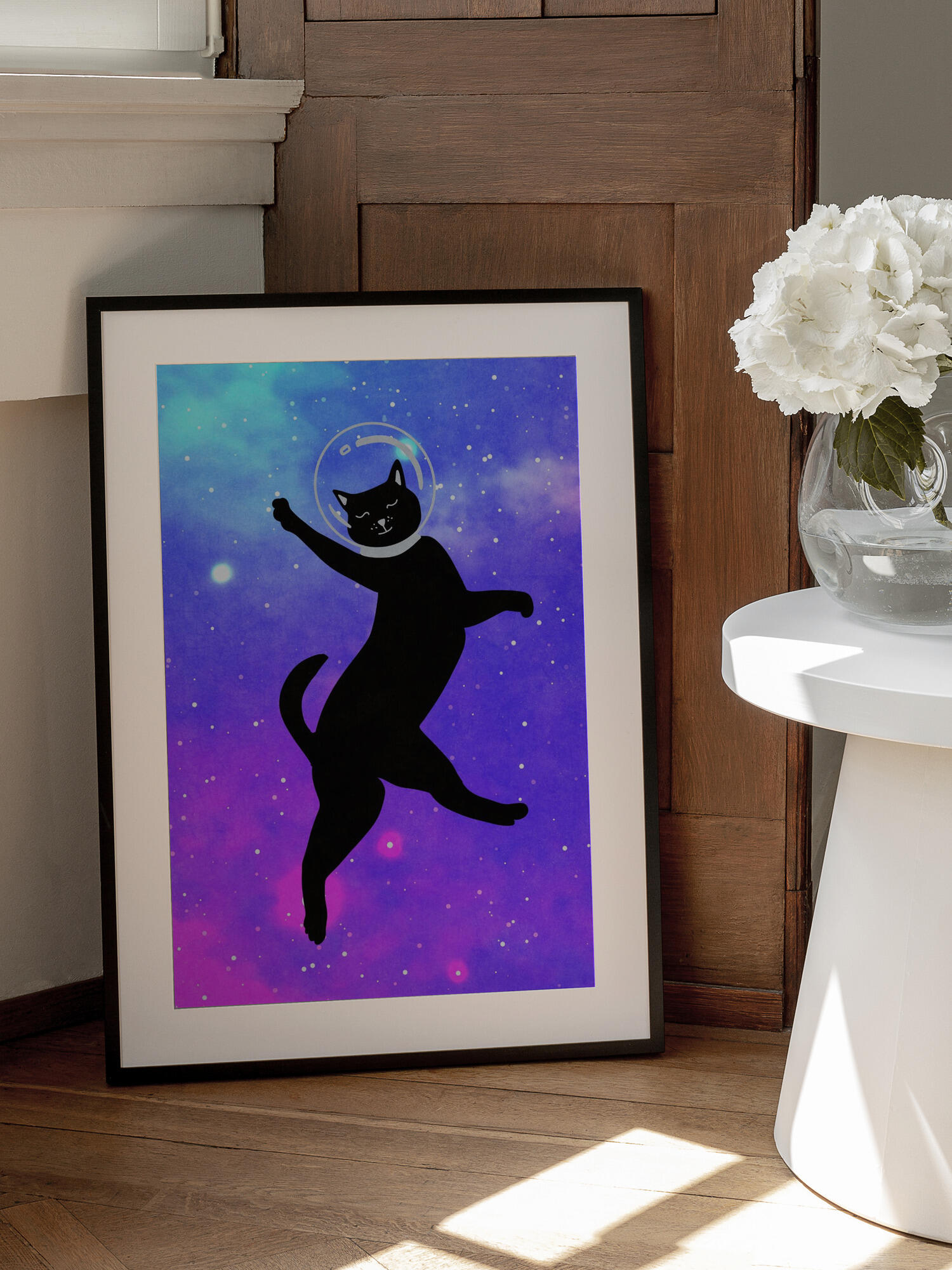 Happy Space Cat