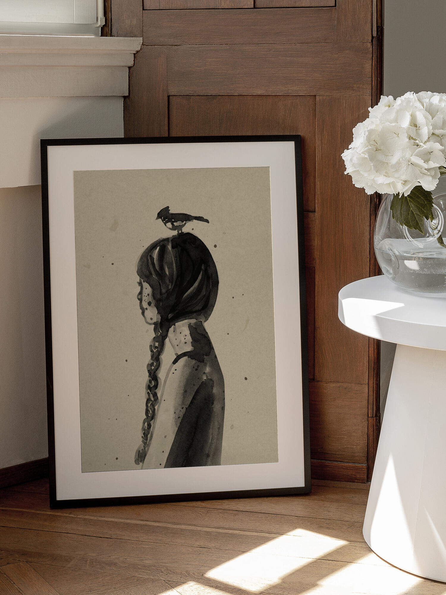Girl with Bird