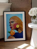 Woman With Orange