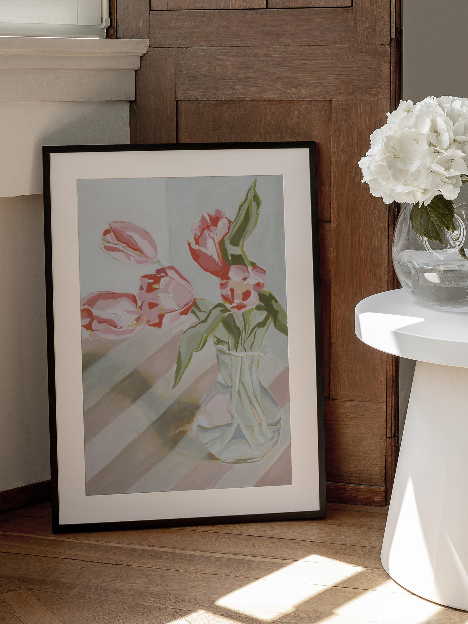 Tulips in a vase