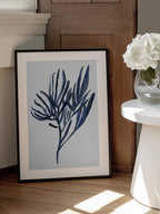 Blue Aquatic Plant Poster 2
