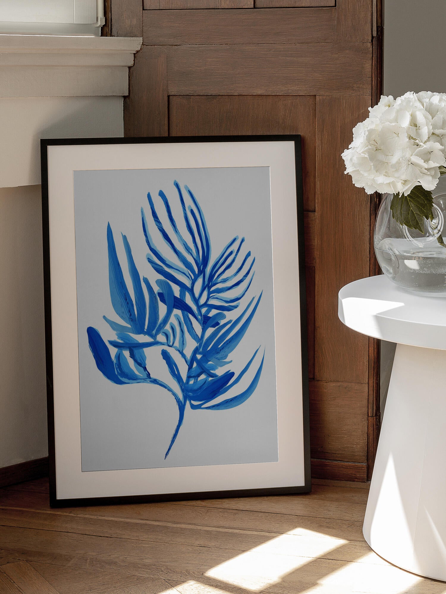 Blue Aquatic Plant Poster 6