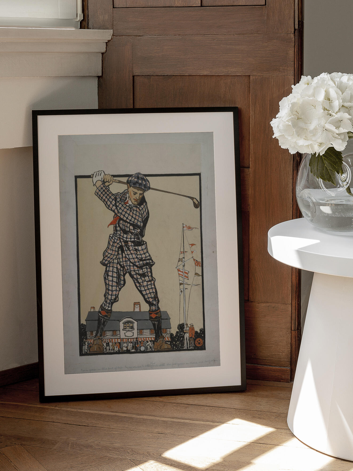 Man Swinging Golf Club (1915)