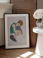Seated Woman With Legs Drawn Up