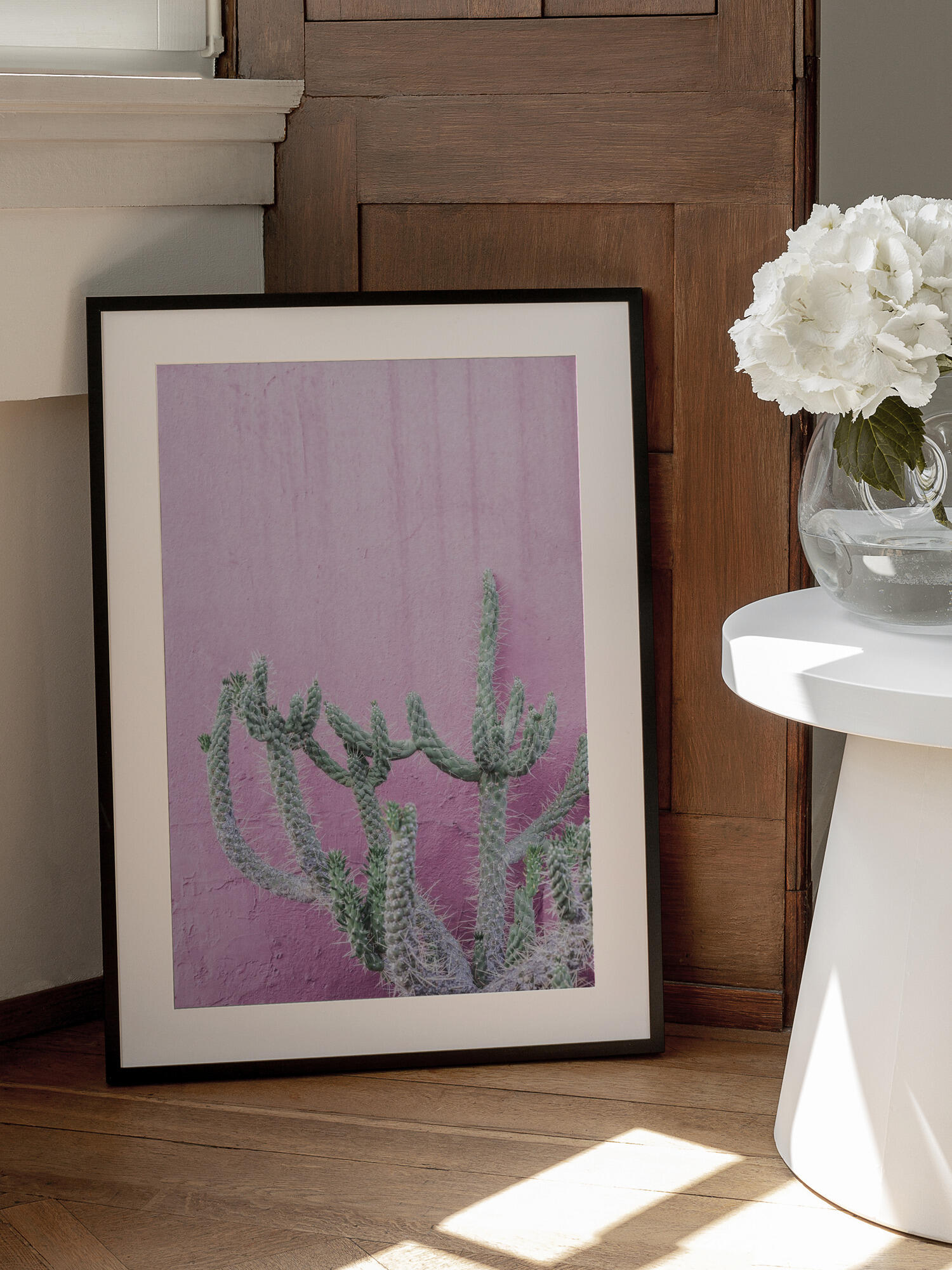 Cactus On Pink