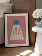 Badminton White Blue