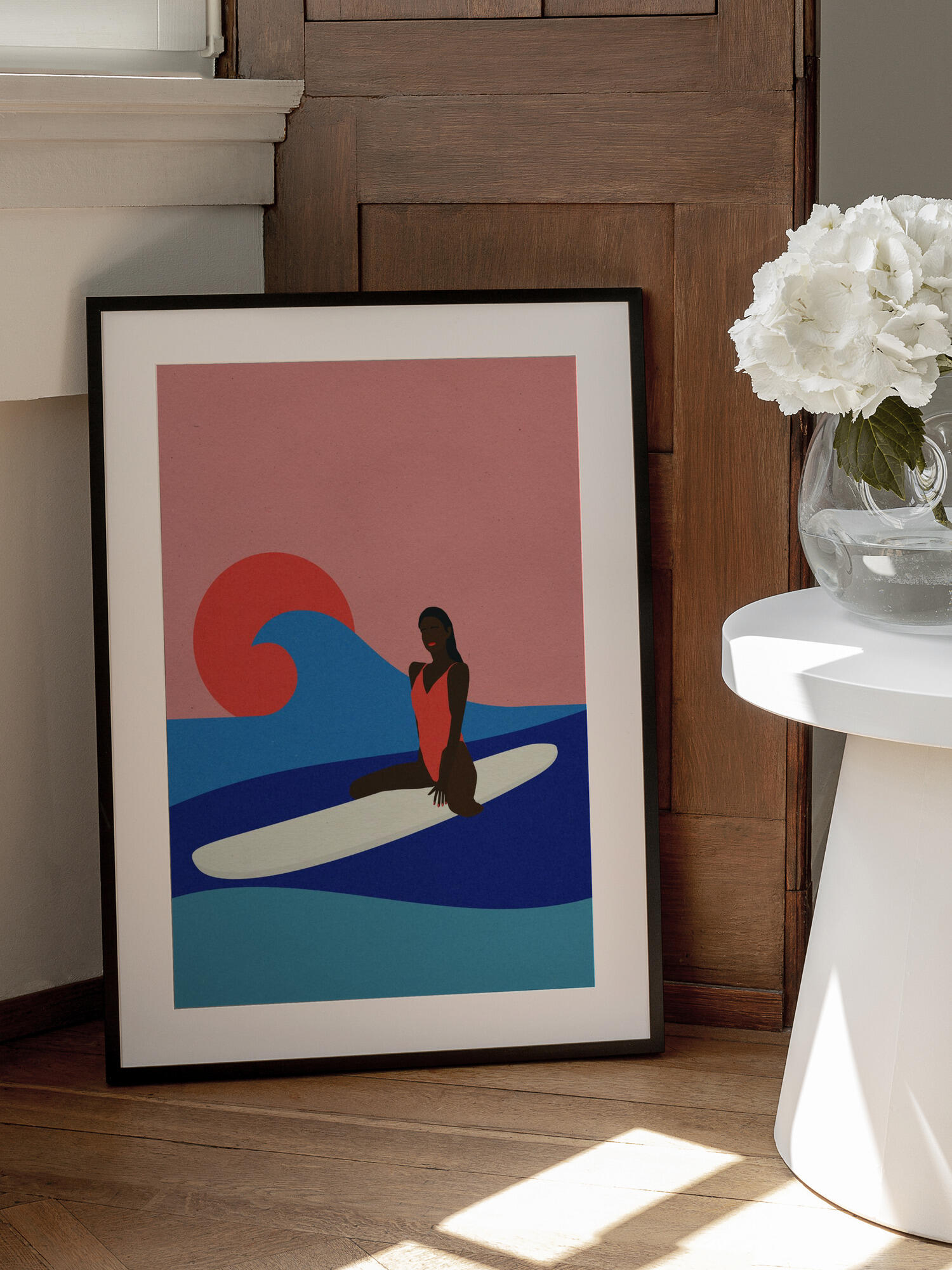 Girl On a Surfboard