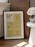 Poster Drying Rack