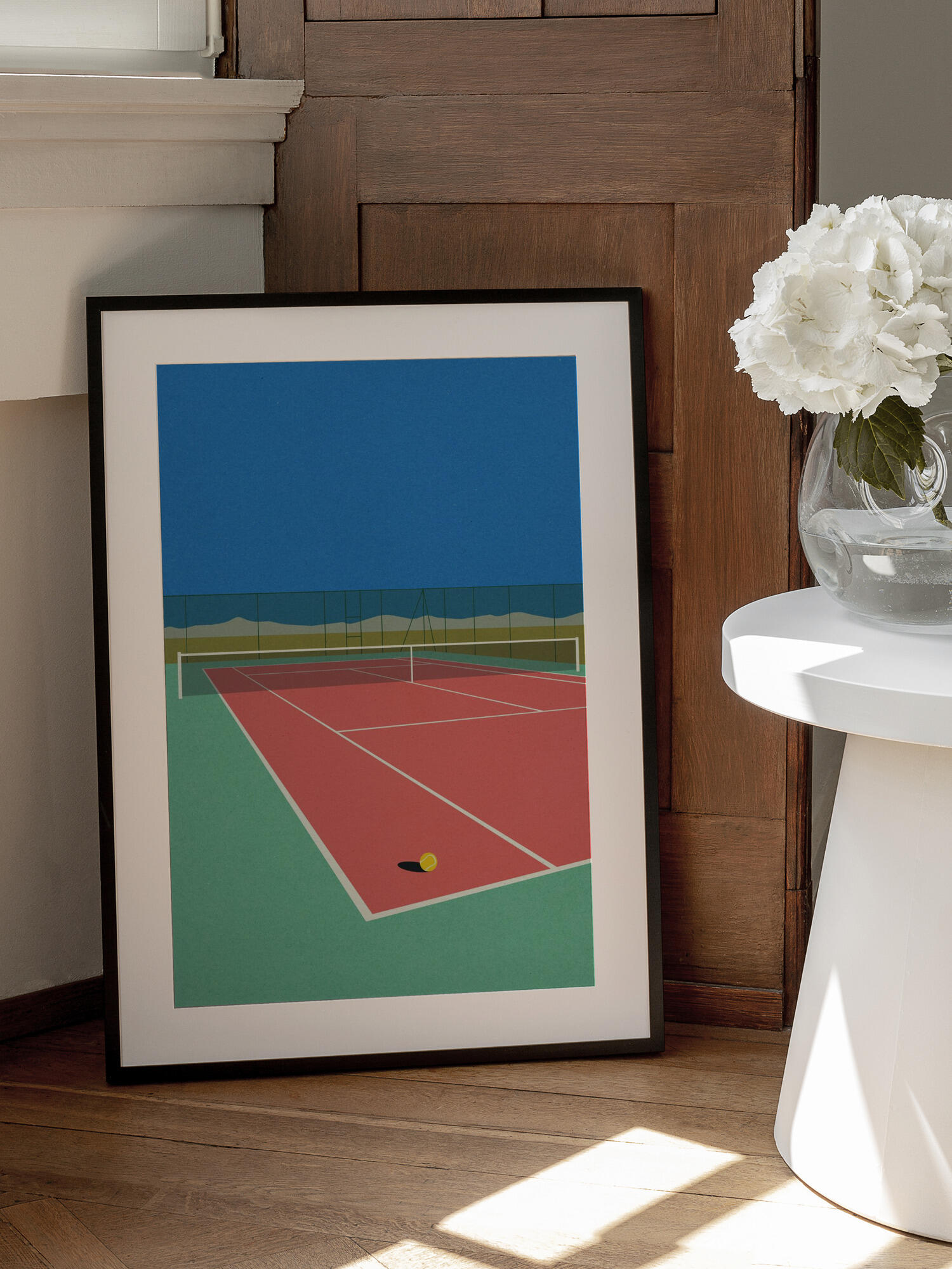 Tennis Court In the Desert