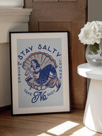 Stay Salty Siren Lounge Pin-Up Mermaid