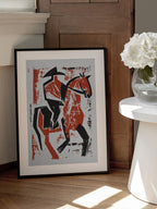 Abstract Horse Rider